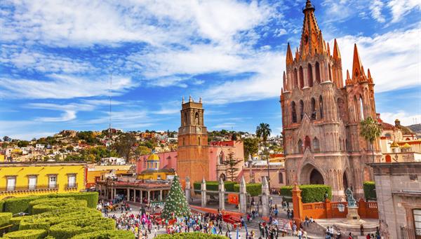 San Miguel de Allende: Considerada una de las ciudades más bonitas de México.

